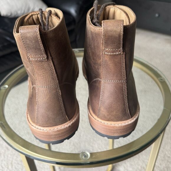 Nisolo Men’s Martin All Weather Leather Boots Tobacco Size 12 NIB main image 10